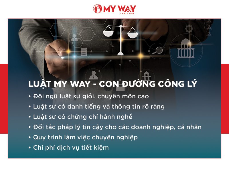Luật My Way: Công ty tư vấn luật uy tín tại Việt Nam